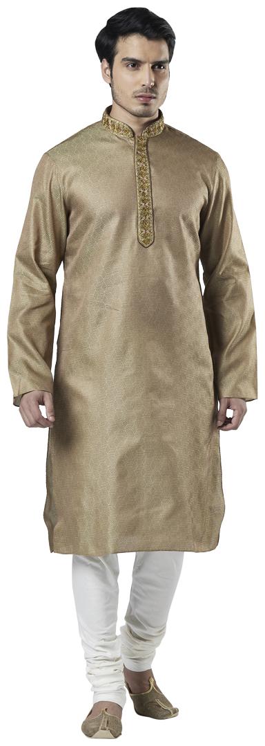 

Ethnix By Raymond Men Brown Regular Fit Kurta