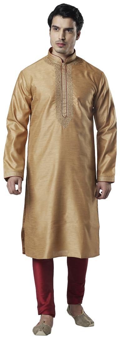 

Ethnix By Raymond Men Brown Regular Fit Kurta