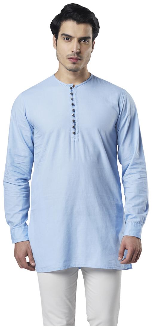 

Ethnix By Raymond Men Blue Regular Fit Kurta