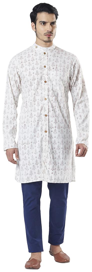 

Ethnix By Raymond Men White Regular Fit Kurta