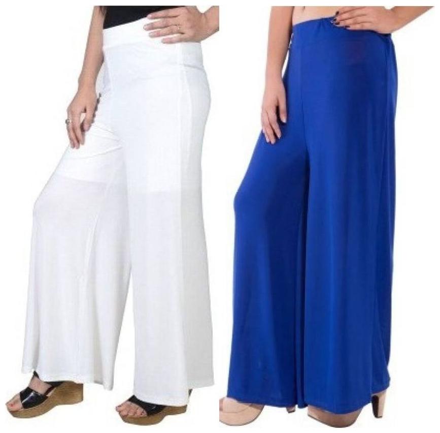 

Evection Stylish Palazzo Set of Blue and White
