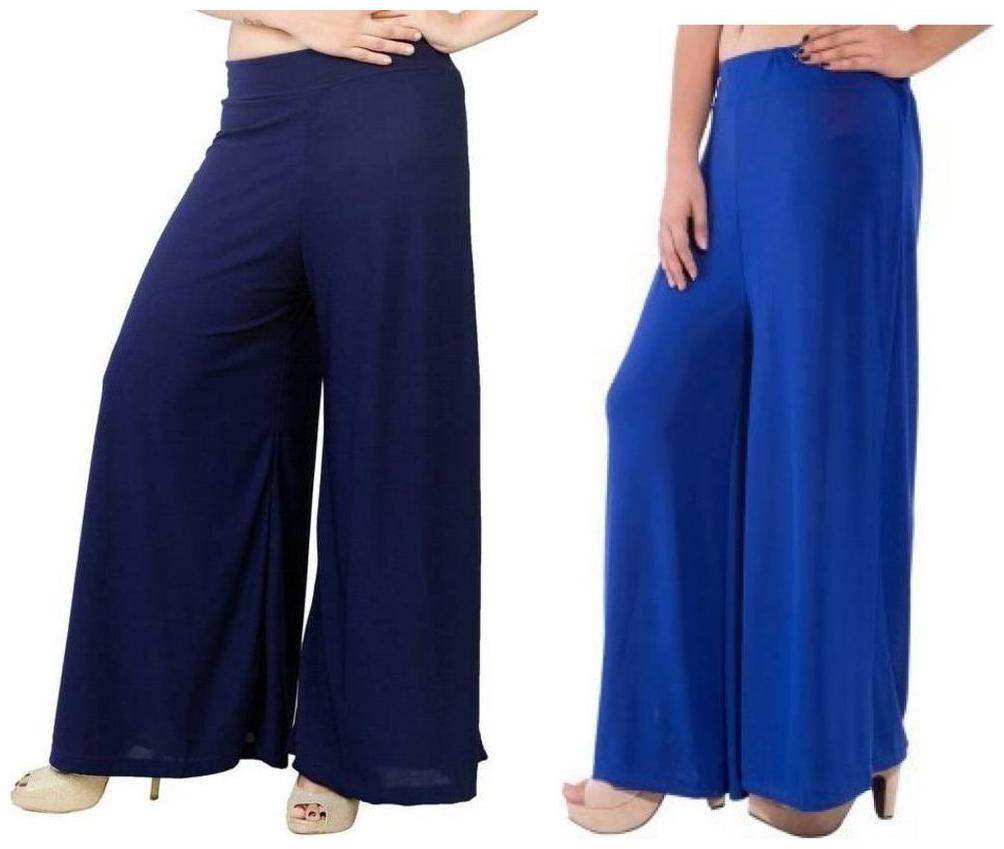 

Evection Stylish Palazzo Set of Blue and Navy Blue