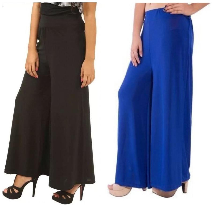 

Evection Stylish Palazzo Set of Blue and Black