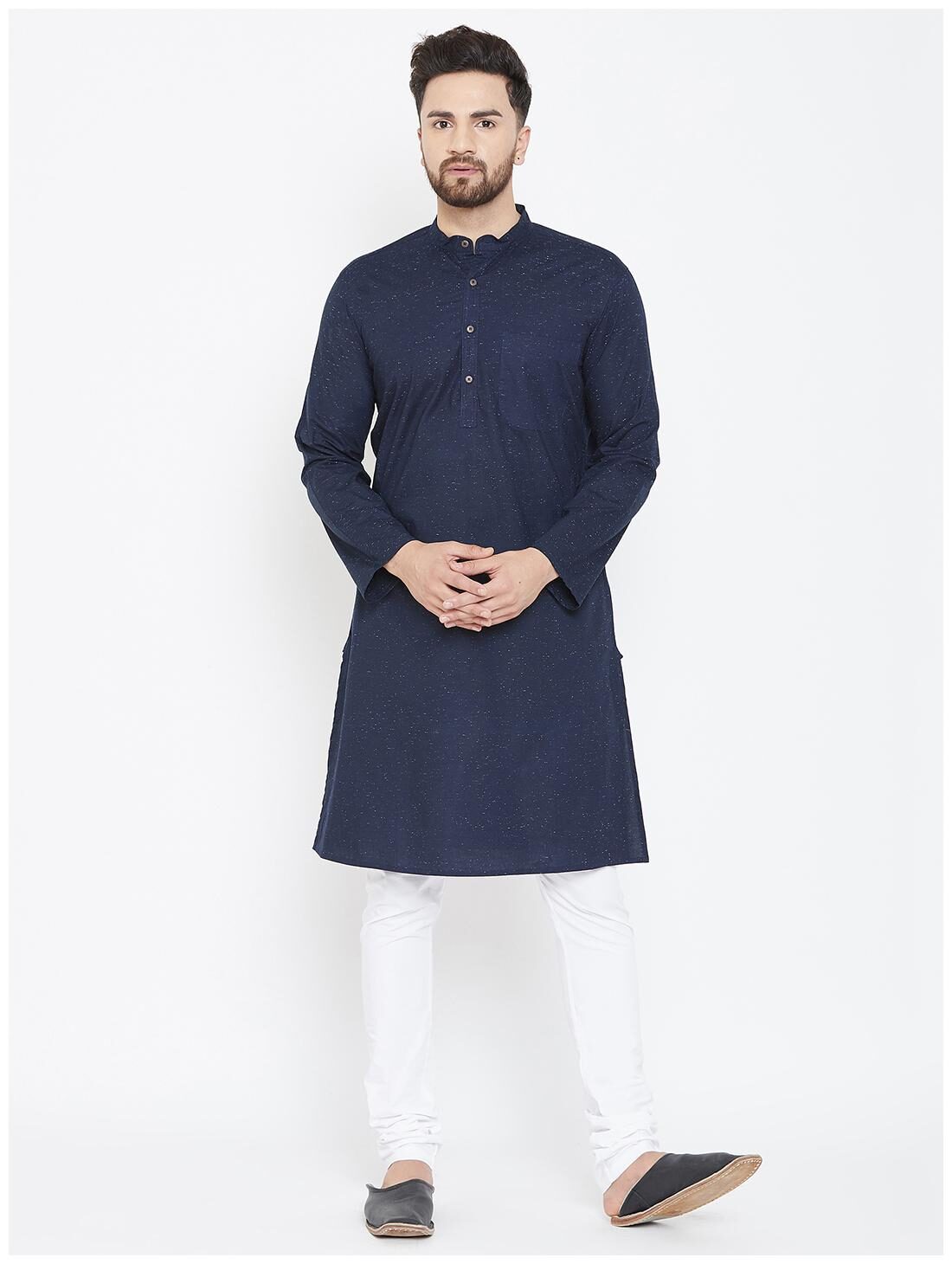 

EVEN Men Blue Regular Fit Kurta