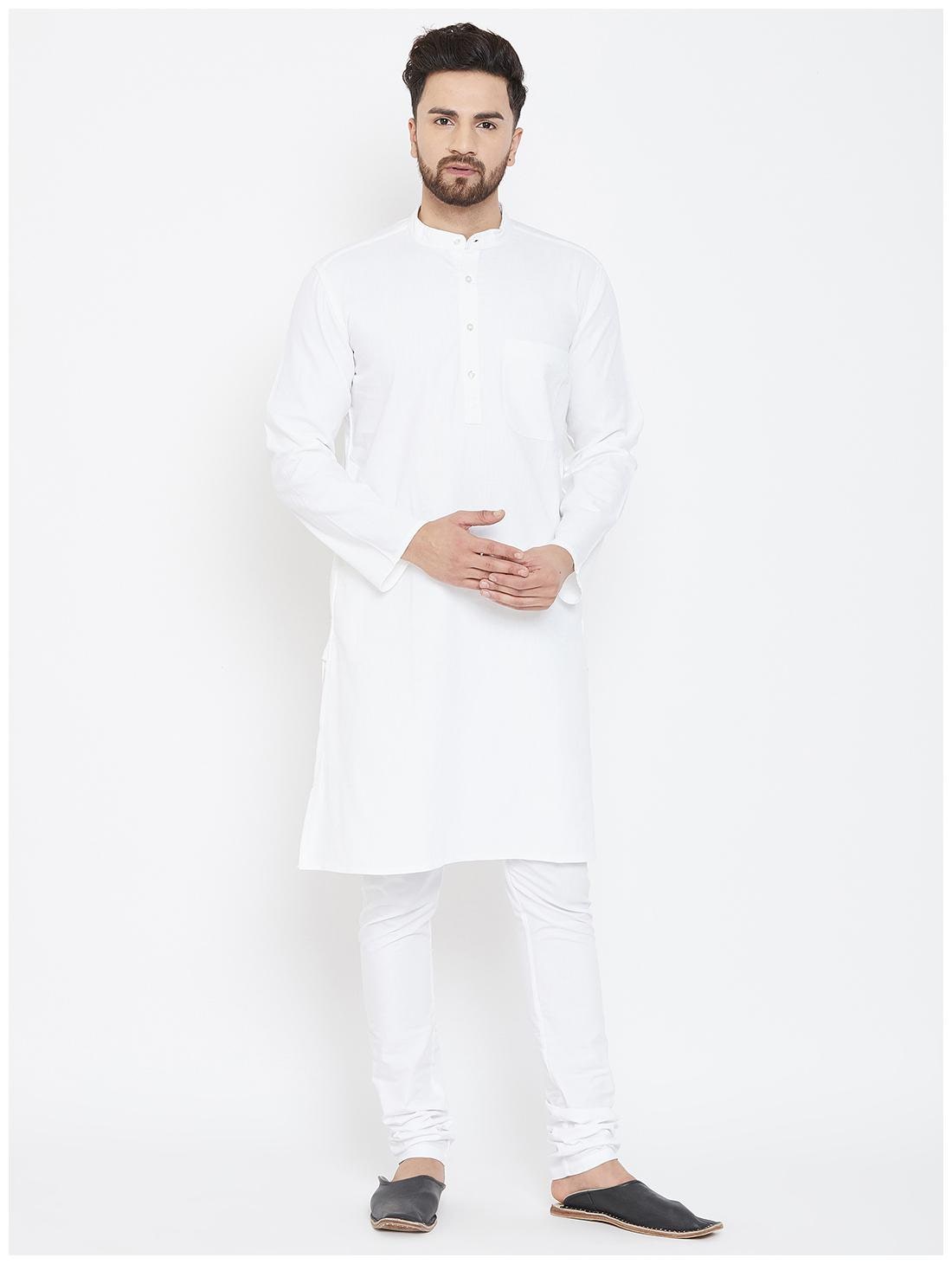 

EVEN Men White Regular Fit Kurta