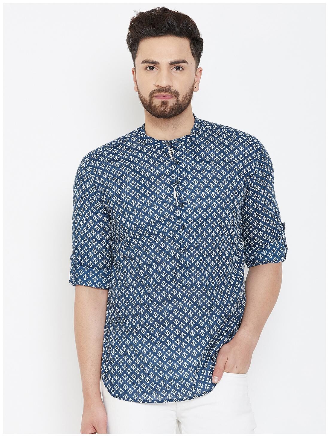

EVEN Men Blue Regular Fit Kurta