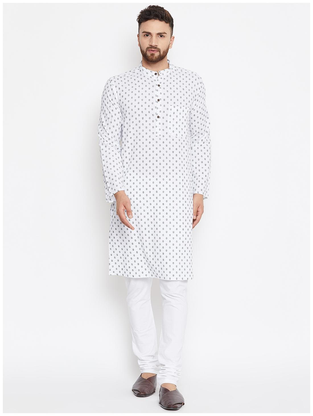 

EVEN Men White Regular Fit Kurta