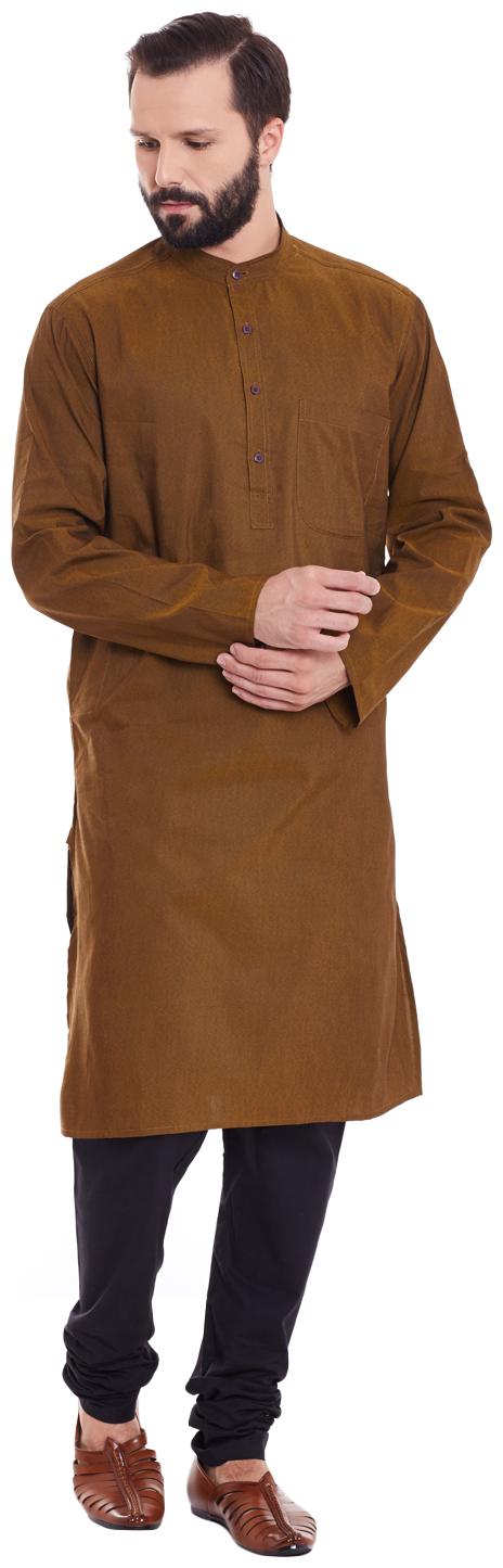 

EVEN Men Brown Regular Fit Kurta