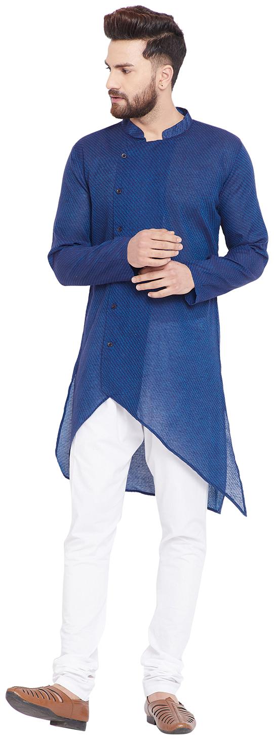 

EVEN Men Blue Regular Fit Kurta