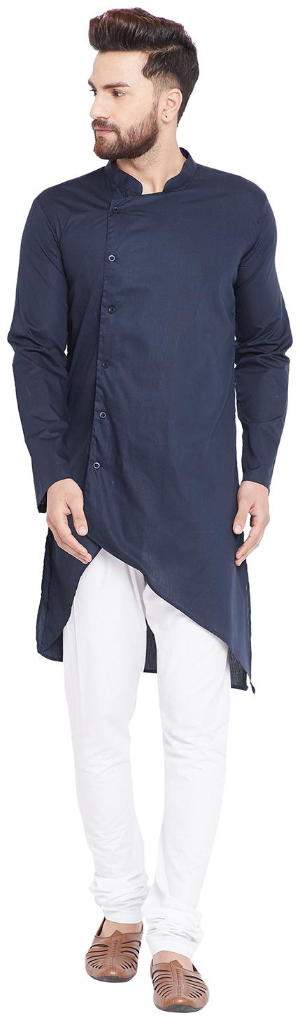 

EVEN Men Blue Regular Fit Kurta