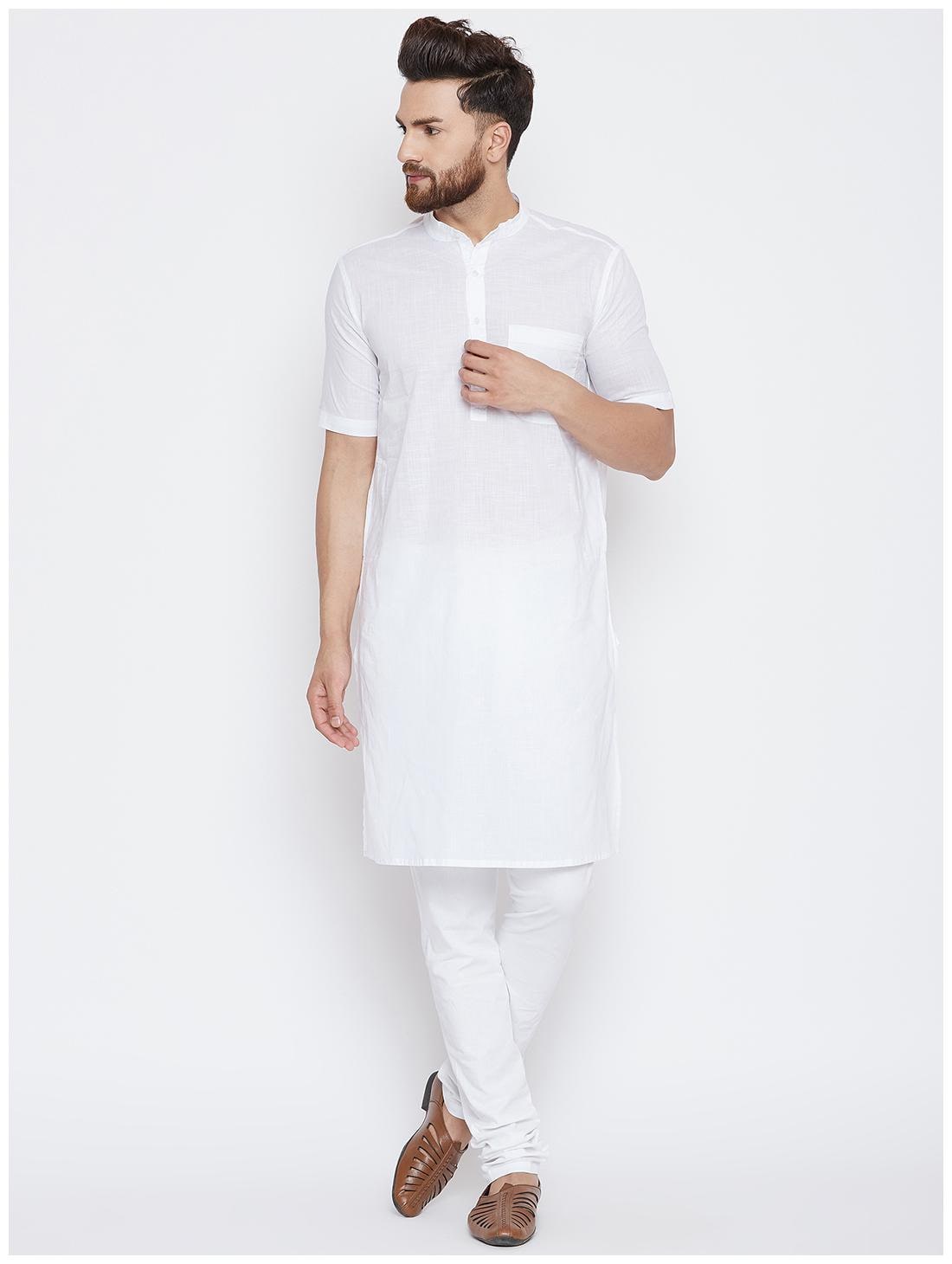 

EVEN Men White Regular Fit Kurta