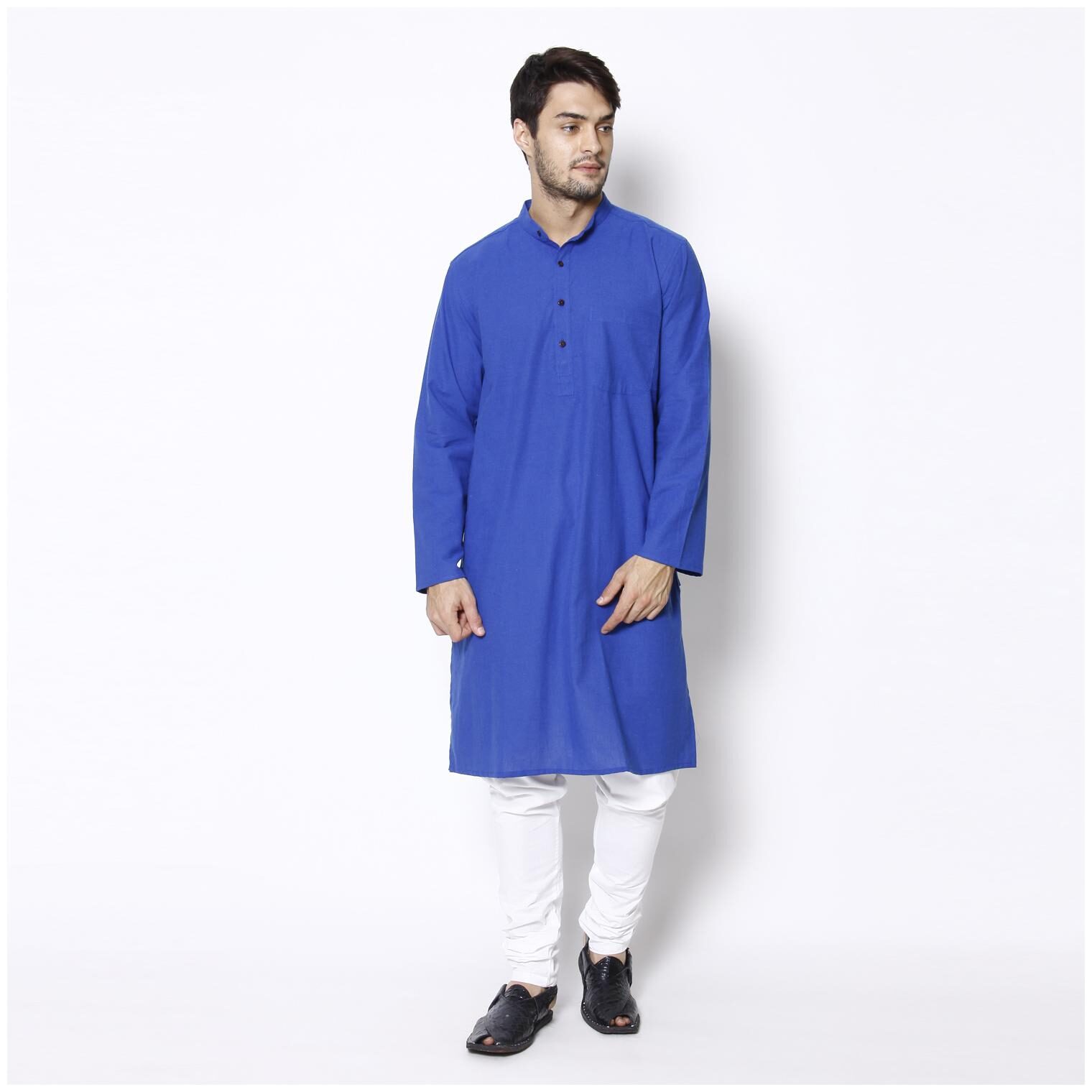 

EVEN Men Blue Regular Fit Kurta