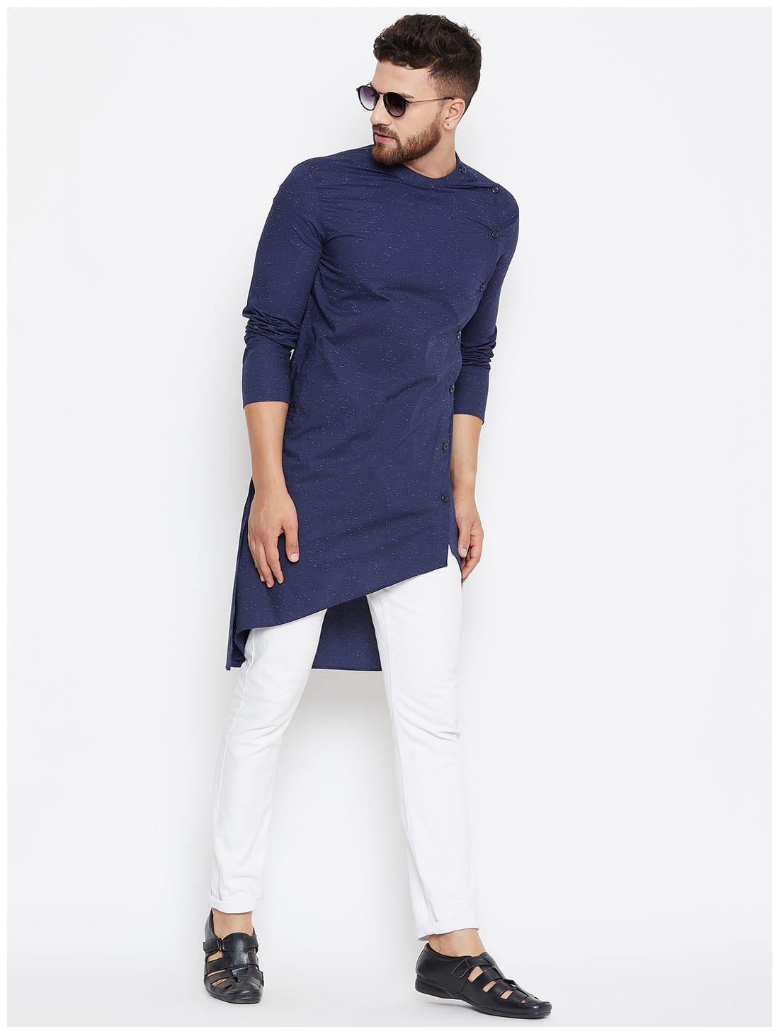 

EVEN Men Blue Regular Fit Kurta