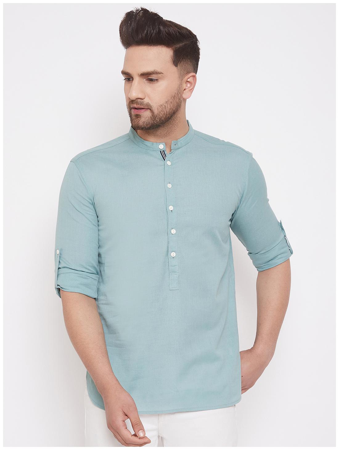 

EVEN Men Green Regular Fit Kurta
