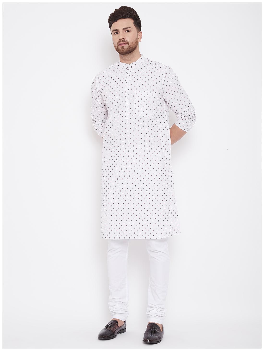 

EVEN Men White Regular Fit Kurta