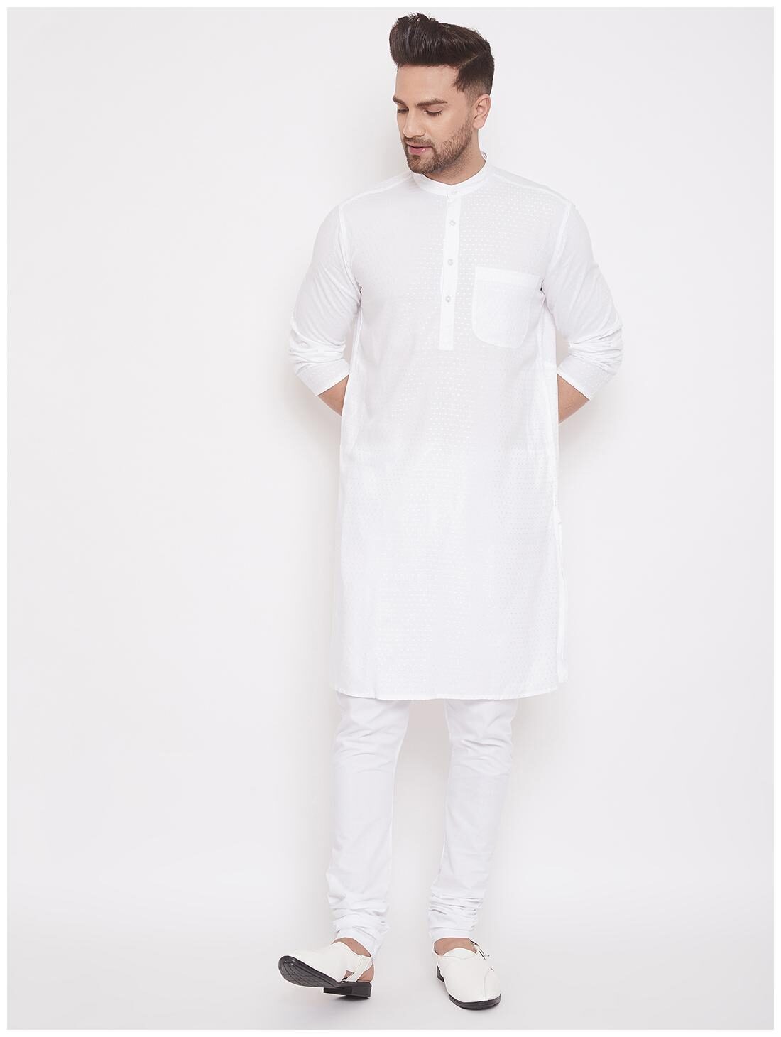 

EVEN Men White Regular Fit Kurta