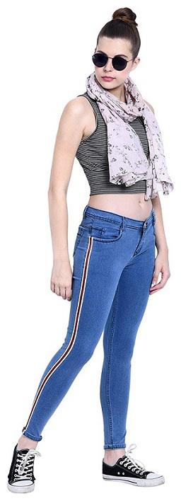 

EVERDIVA Women Blue Skinny fit Jeans