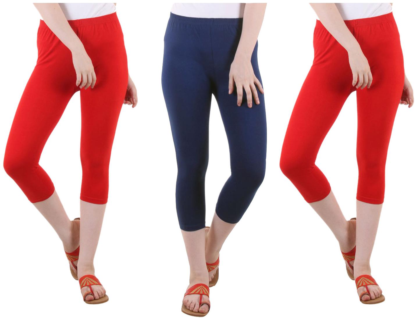 

EVEY Women Solid Regular capri - Multi