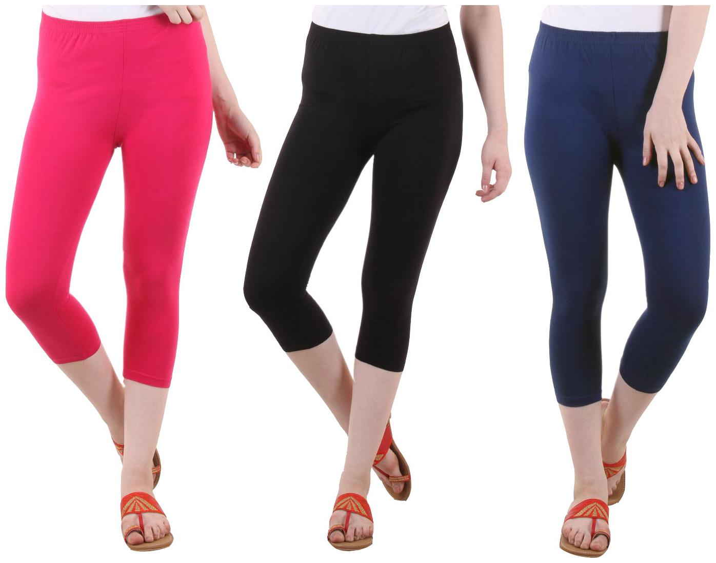 

EVEY Women Solid Regular capri - Multi