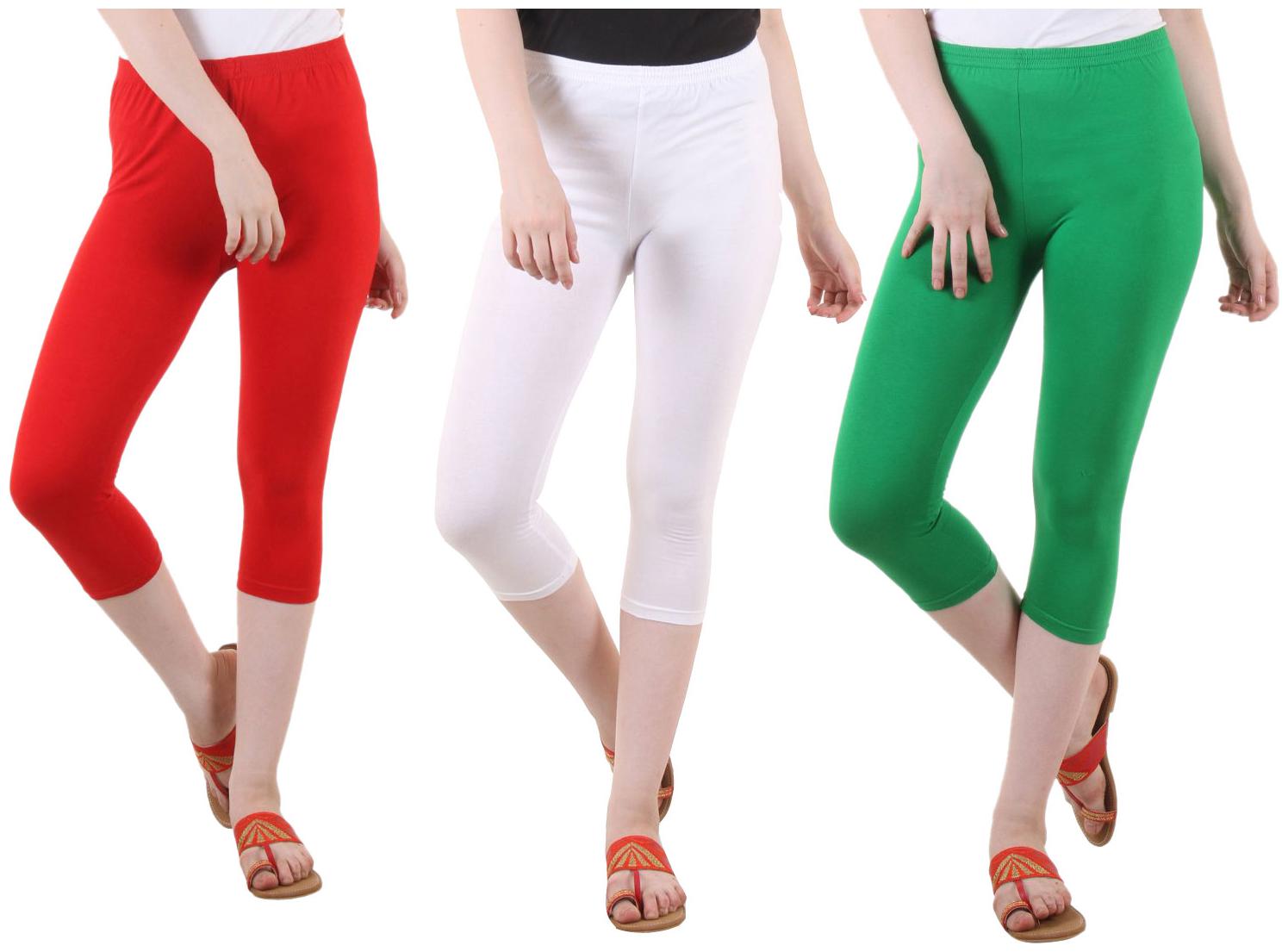 

EVEY Women Solid Regular capri - Multi