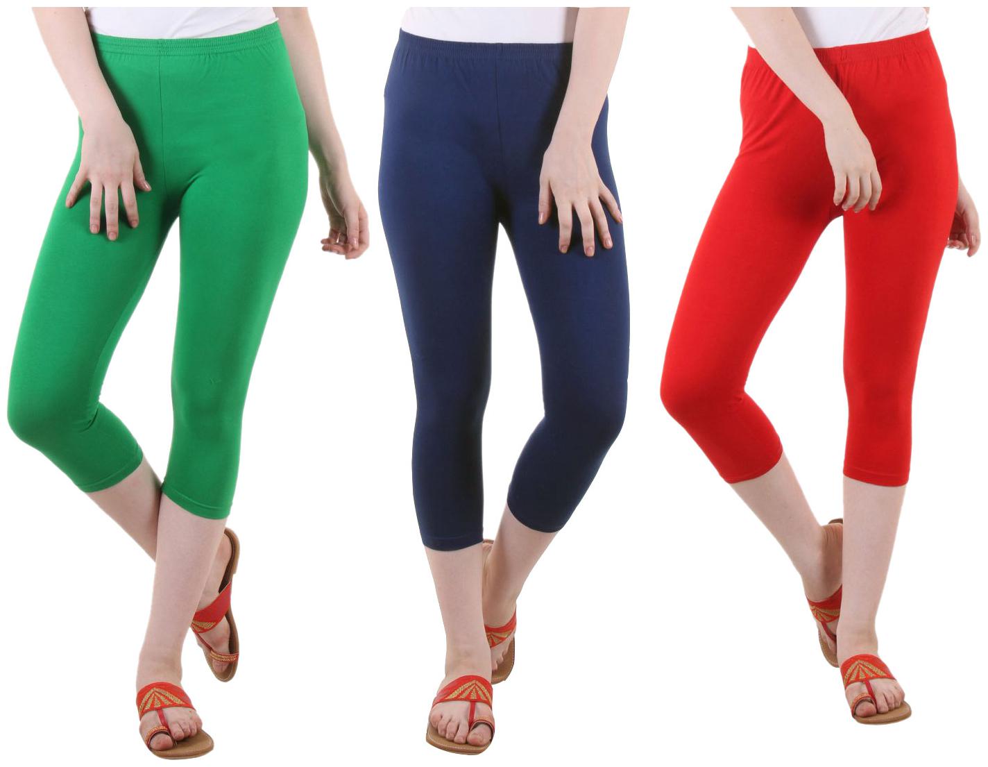 

EVEY Women Solid Regular capri - Multi