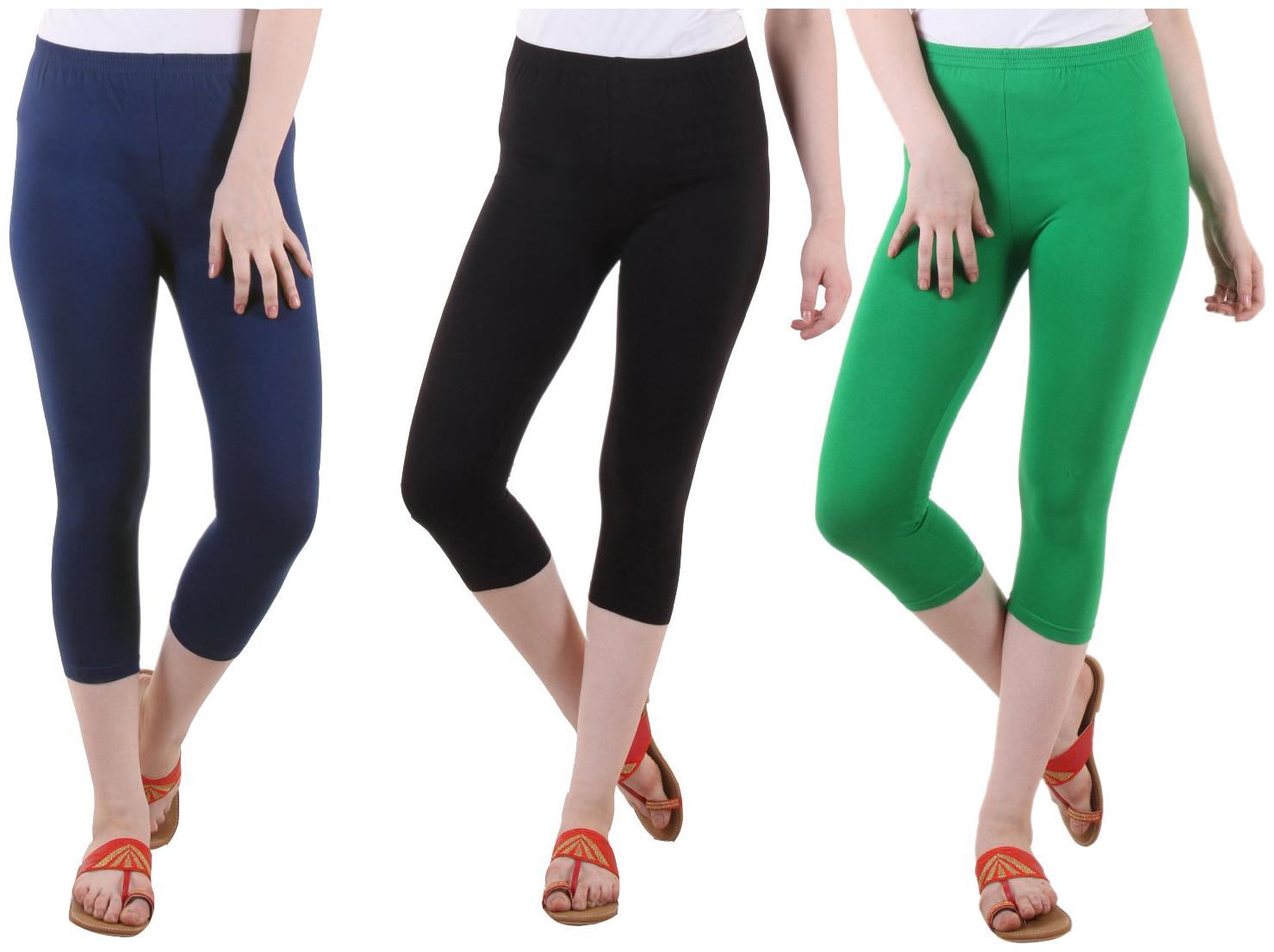

EVEY Women Solid Regular capri - Multi