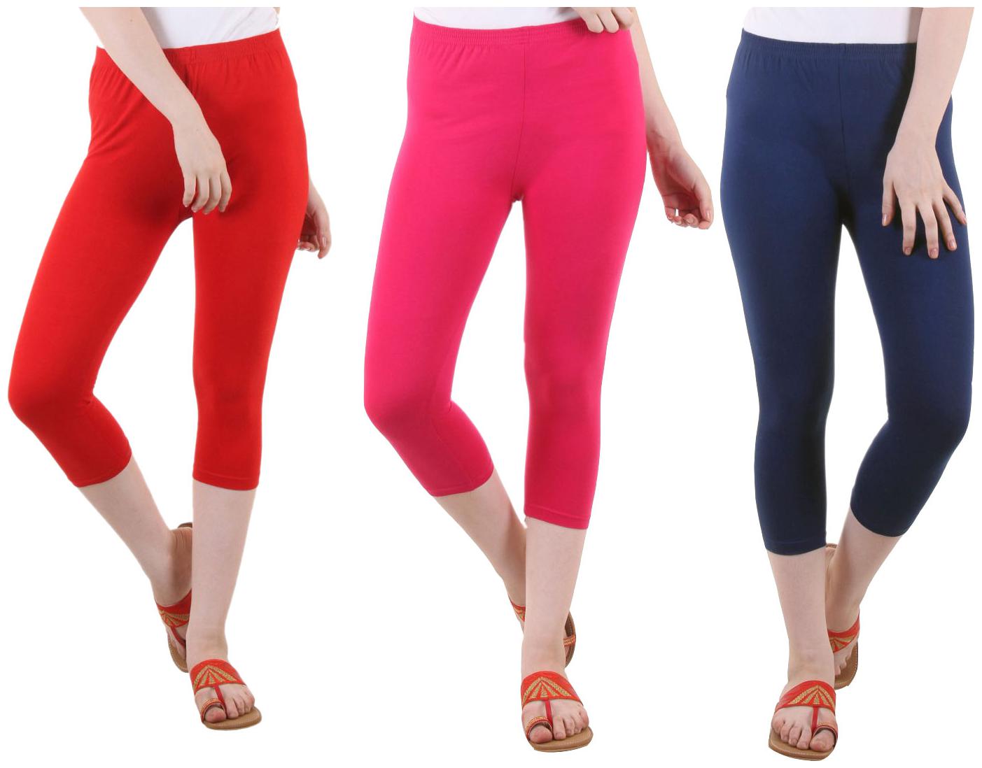 

EVEY Women Solid Regular capri - Multi