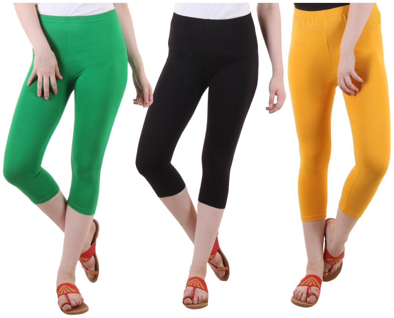 

EVEY Women Solid Regular capri - Multi