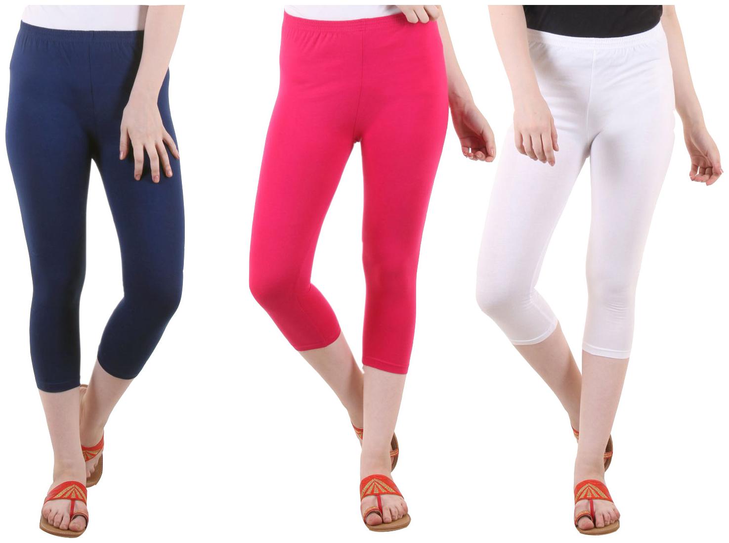 

EVEY Women Solid Regular capri - Multi