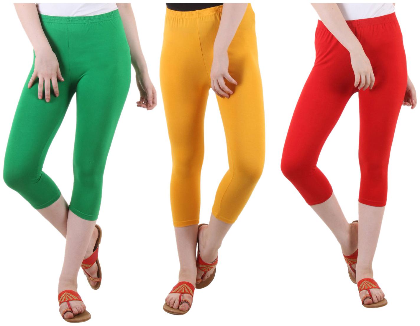 

EVEY Women Solid Regular capri - Multi