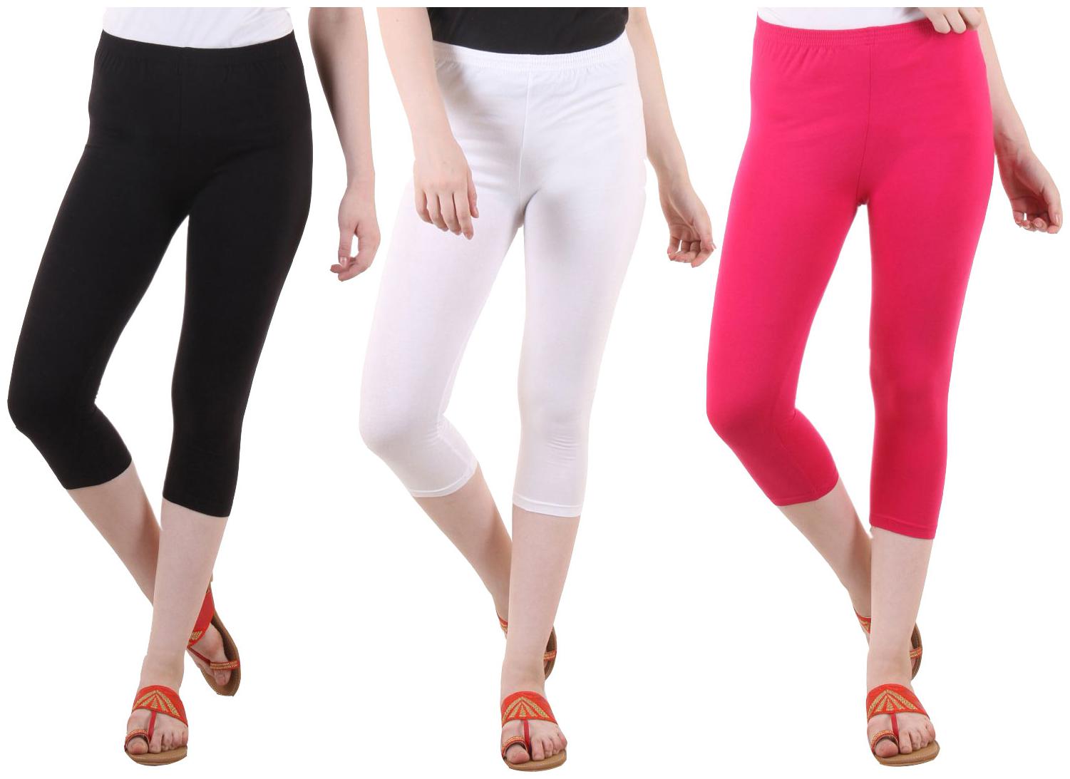 

EVEY Women Solid Regular capri - Multi