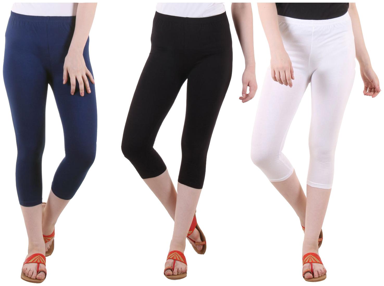 

EVEY Women Solid Regular capri - Multi
