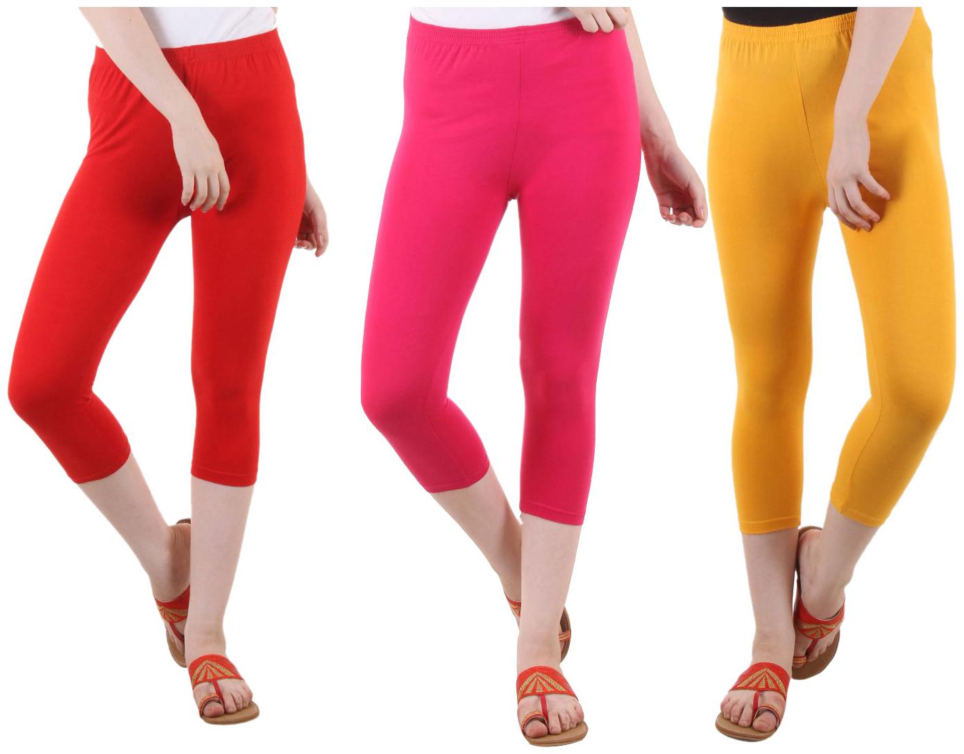 

EVEY Women Solid Regular capri - Multi