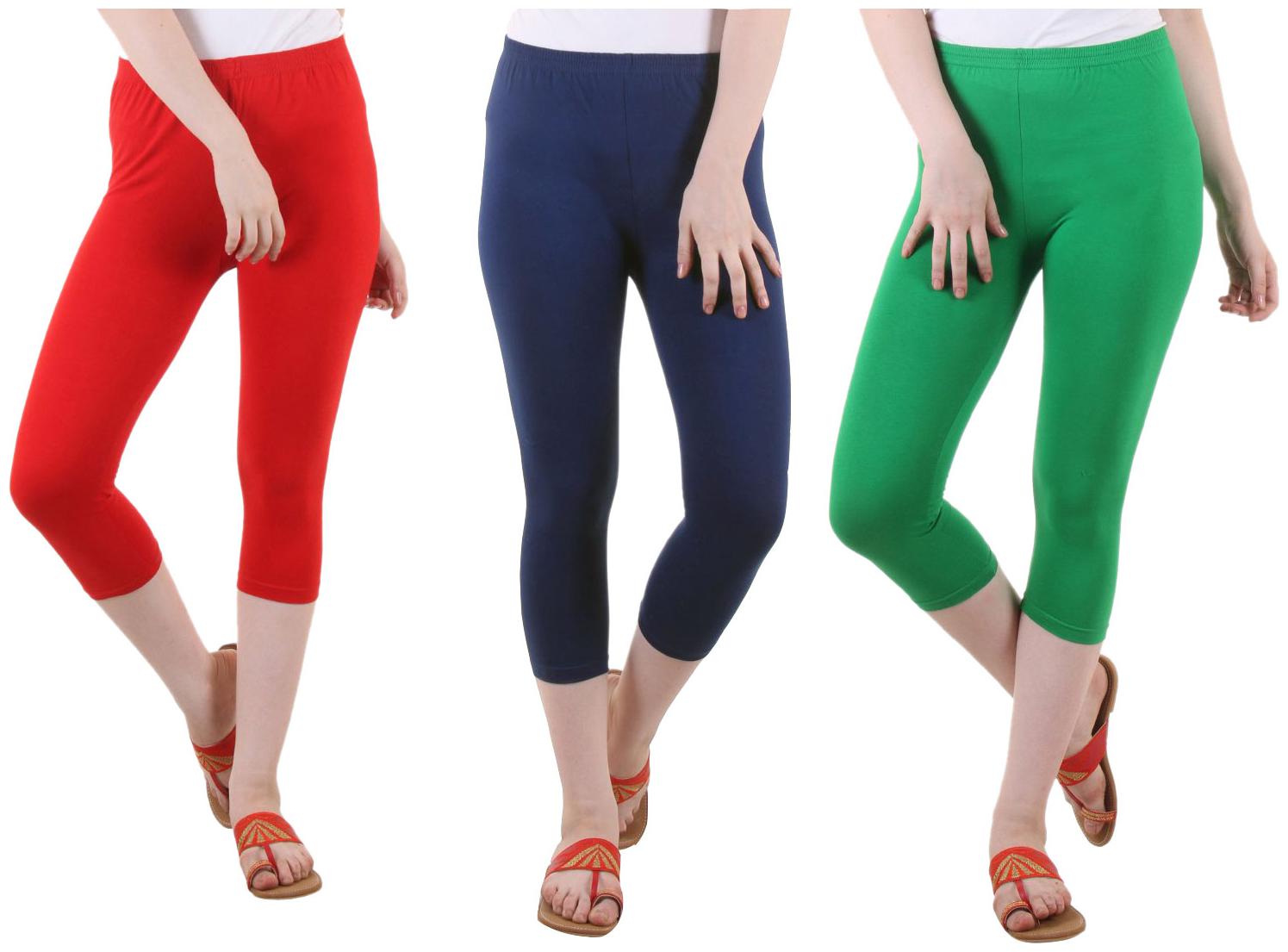 

EVEY Women Solid Regular capri - Multi