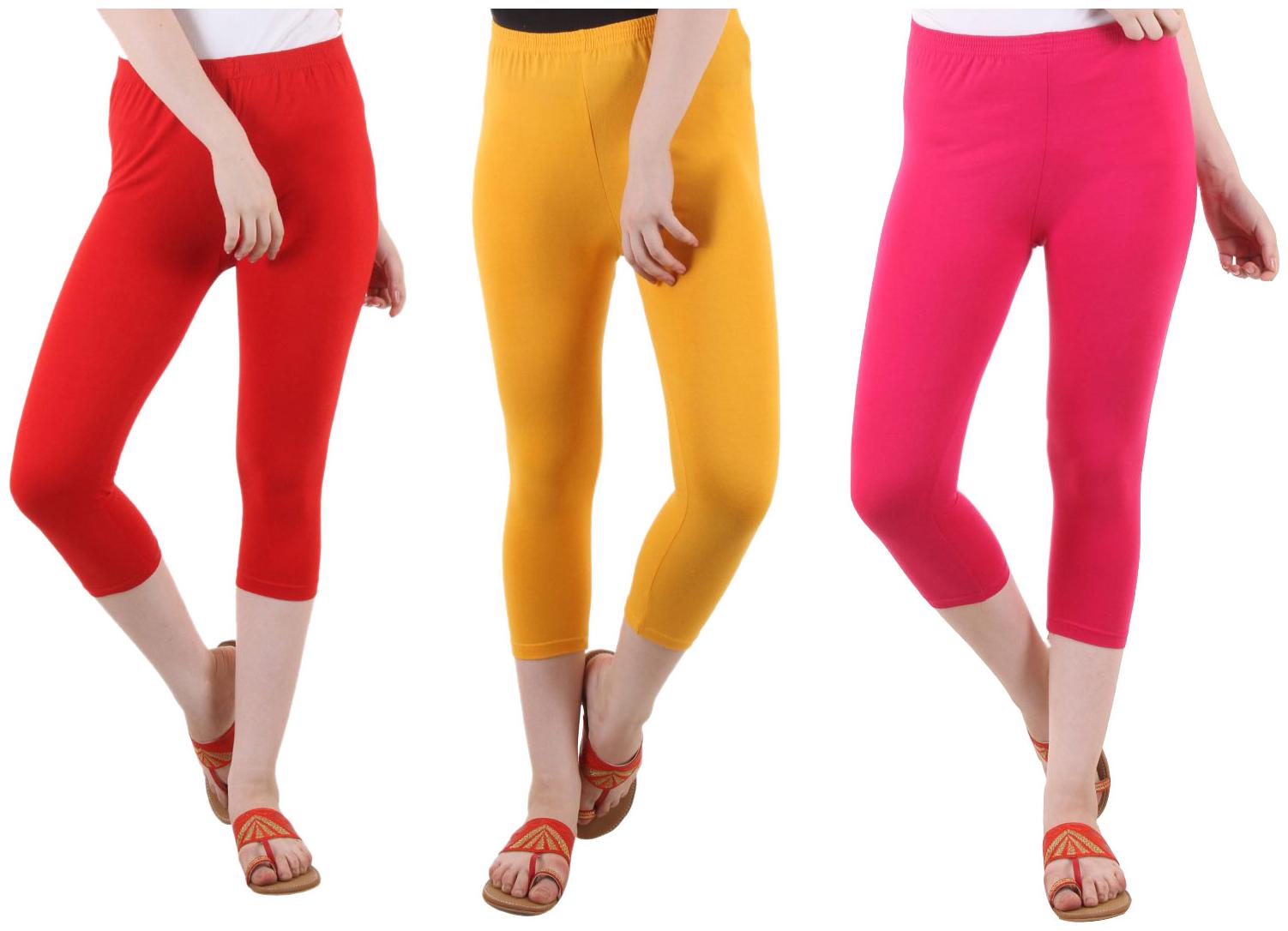 

EVEY Women Solid Regular capri - Multi