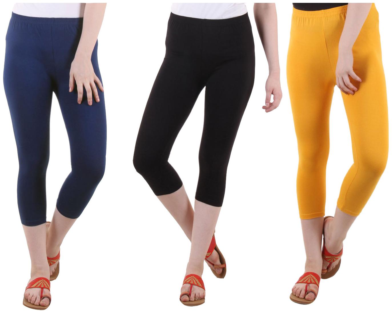 

EVEY Women Solid Regular capri - Multi