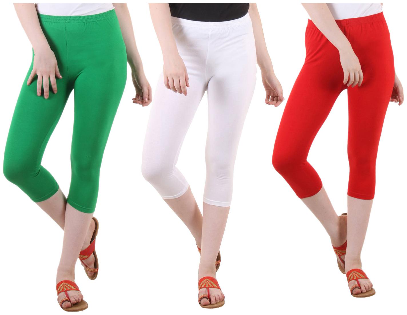 

EVEY Women Solid Regular capri - Multi