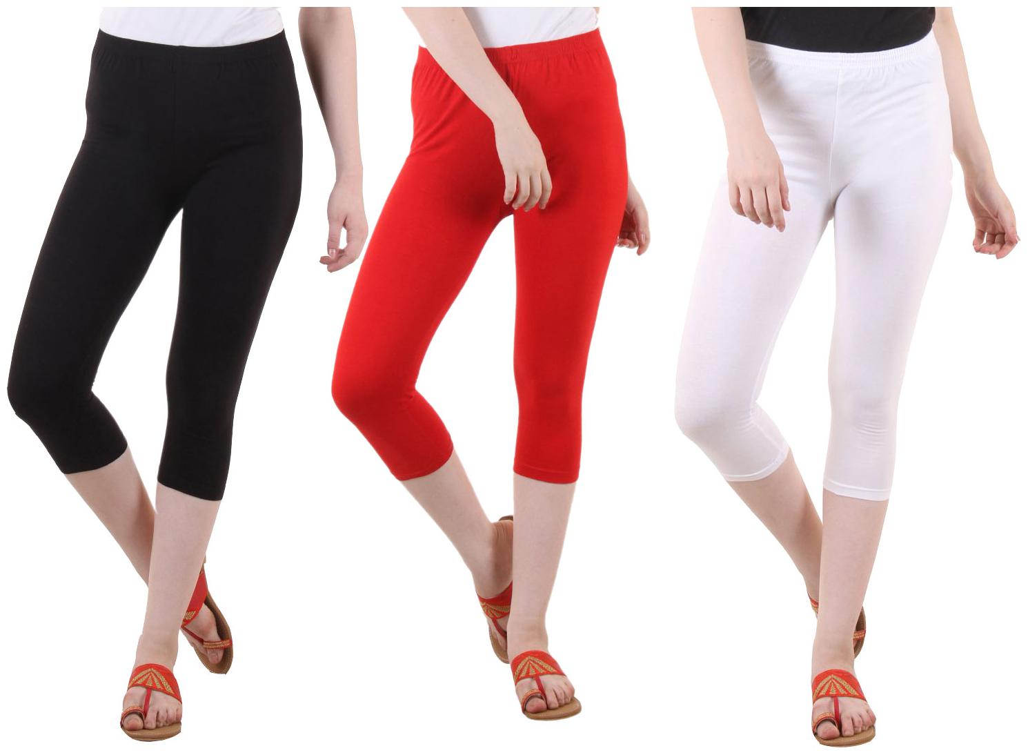 

EVEY Women Solid Regular capri - Multi