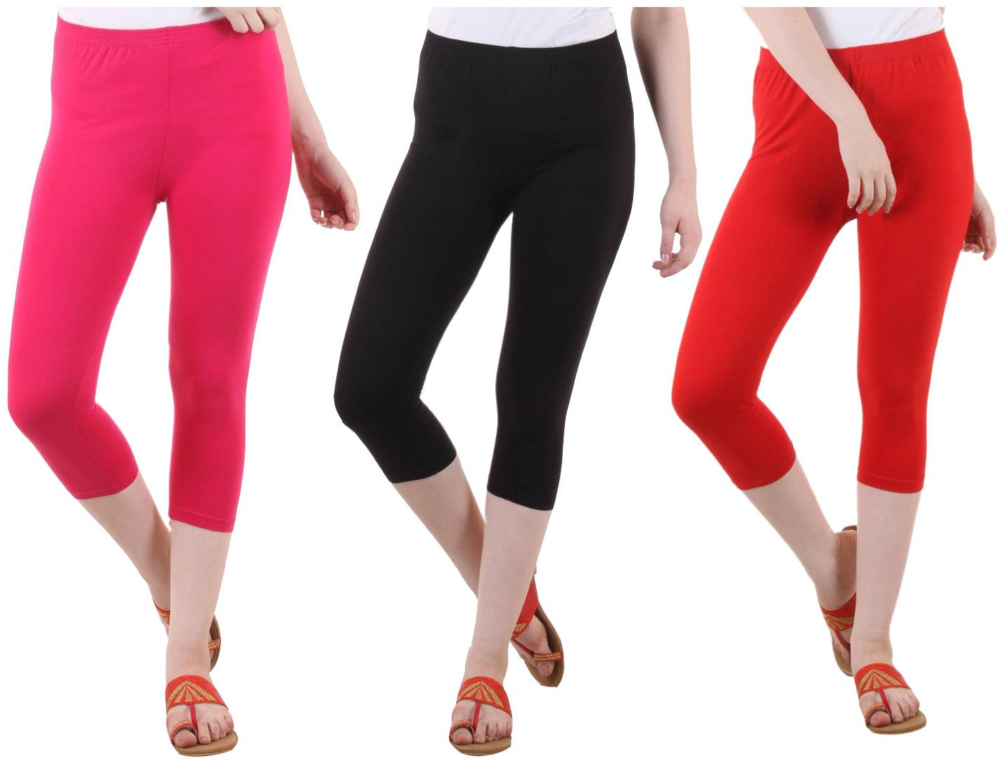 

EVEY Women Solid Regular capri - Multi