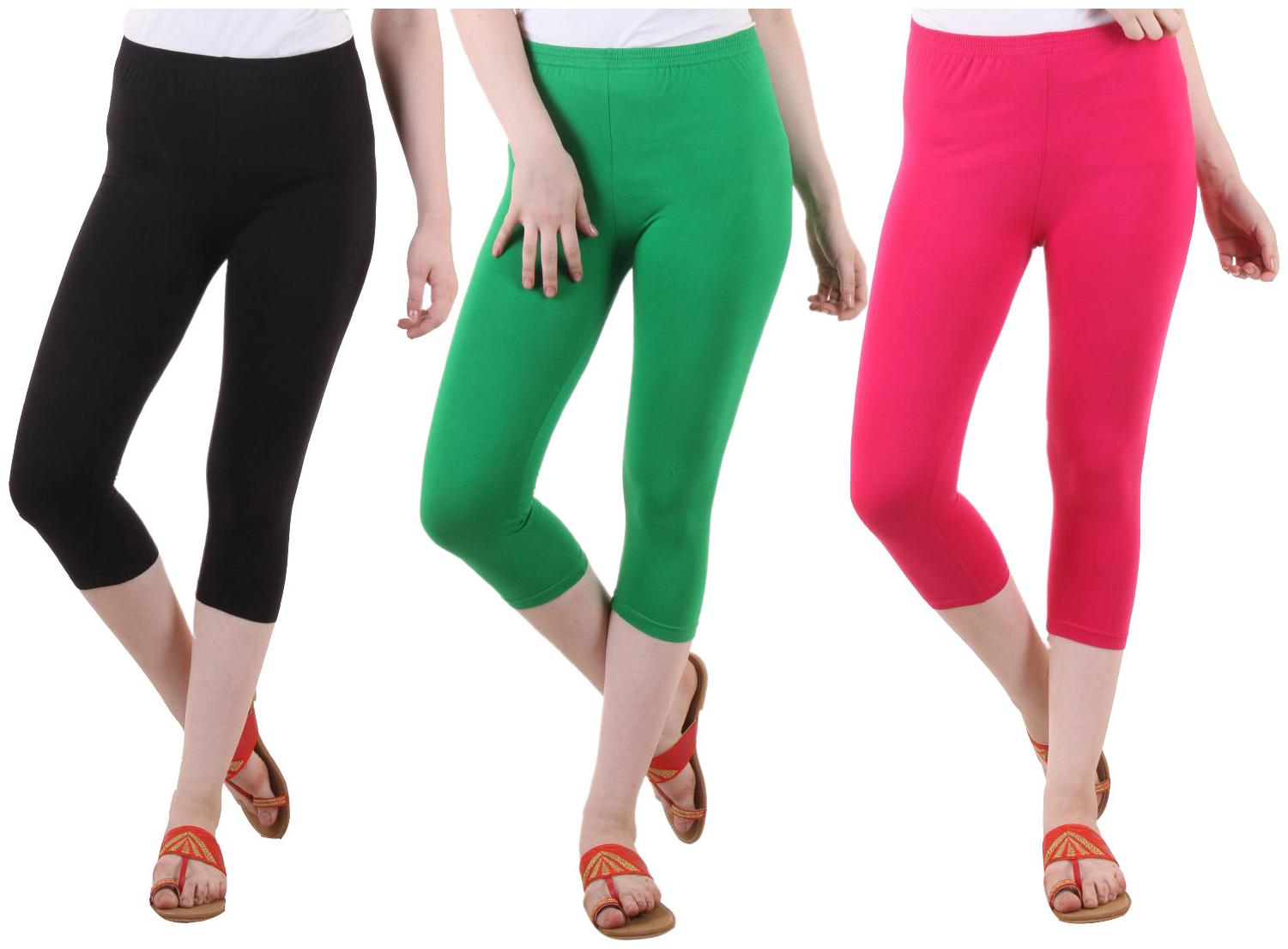 

EVEY Women Solid Regular capri - Multi