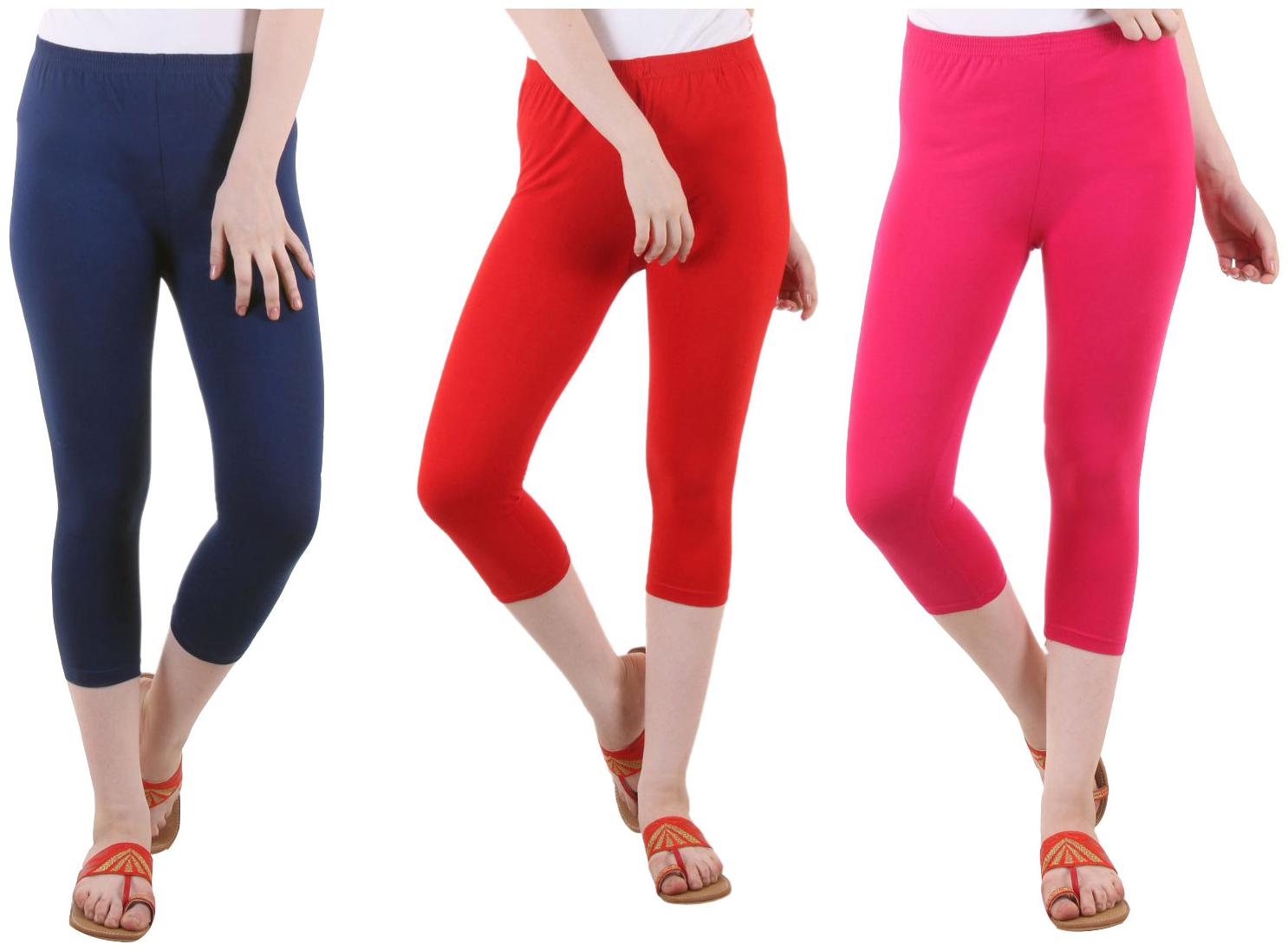 

EVEY Women Solid Regular capri - Multi