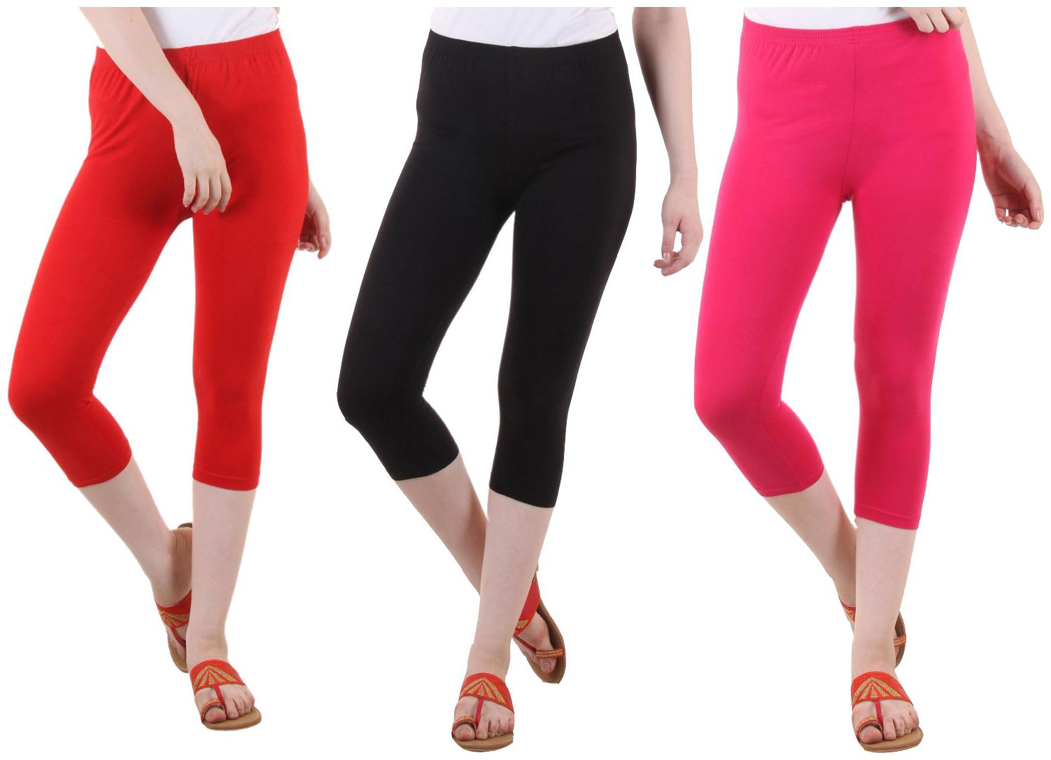 

EVEY Women Solid Regular capri - Multi