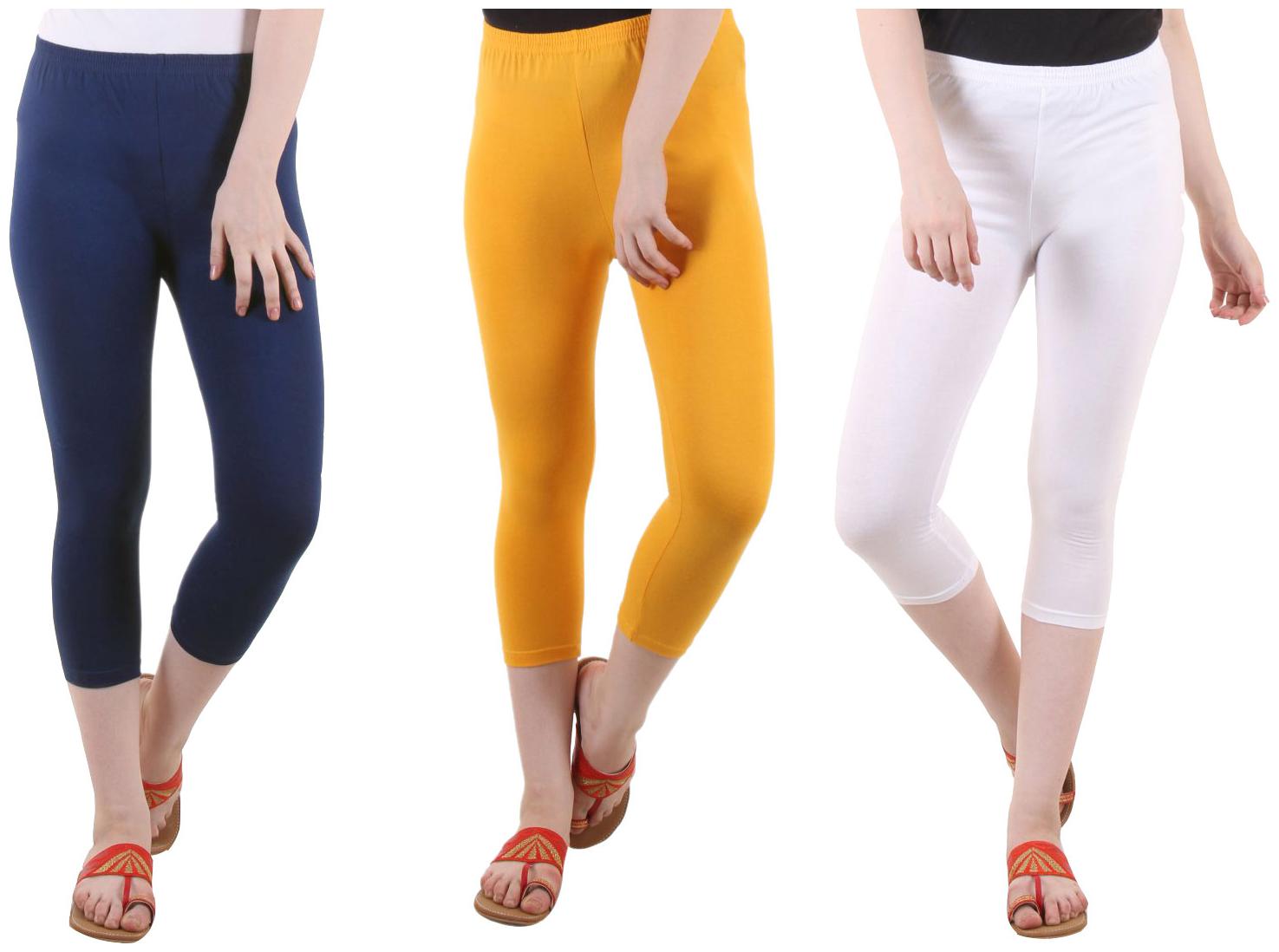 

EVEY Women Solid Regular capri - Multi