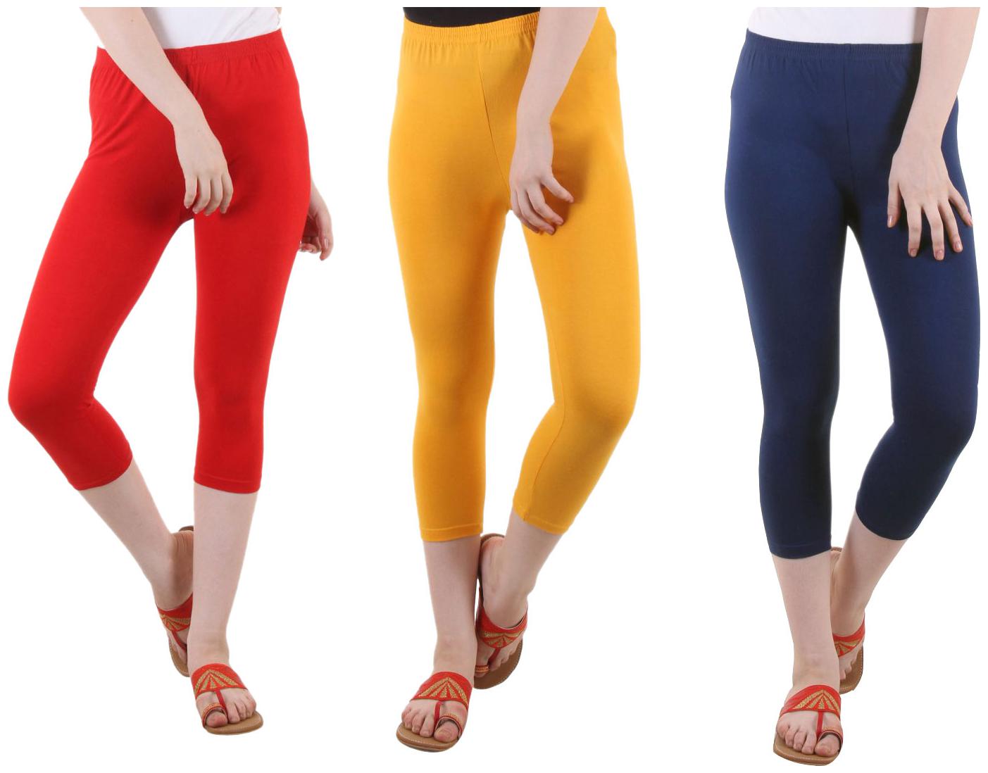 

EVEY Women Solid Regular capri - Multi