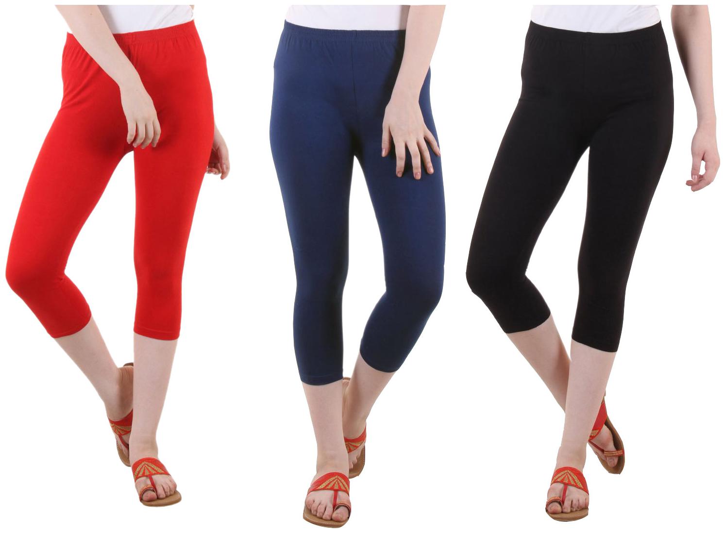 

EVEY Women Solid Regular capri - Multi