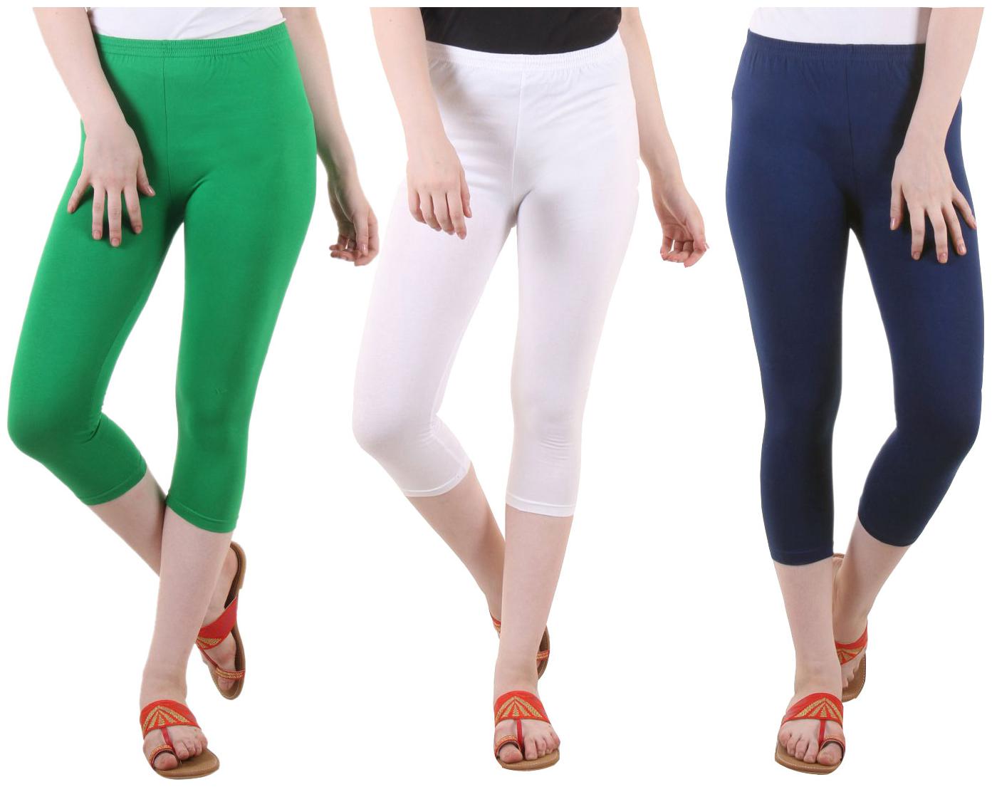 

EVEY Women Solid Regular capri - Multi