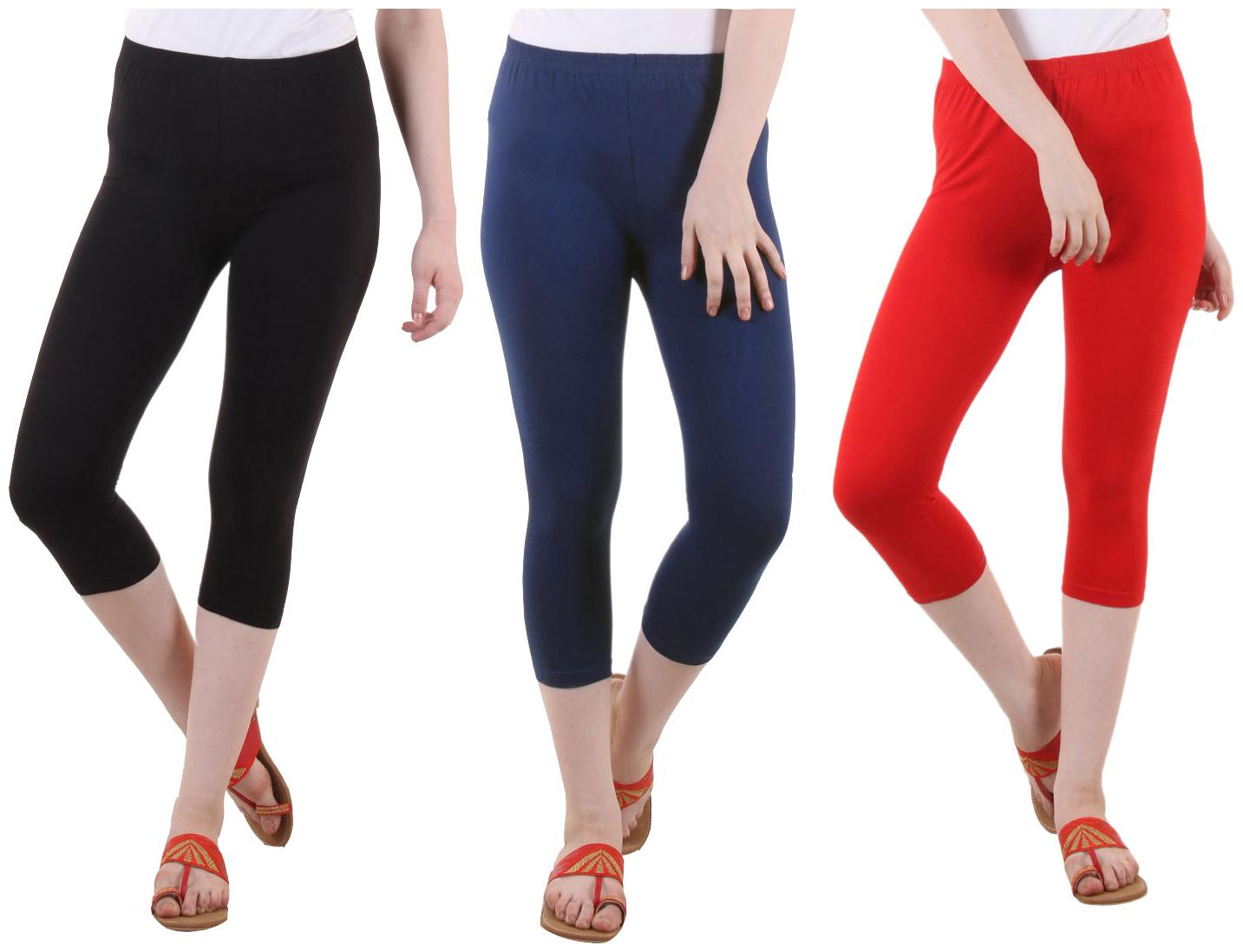 

EVEY Women Solid Regular capri - Multi