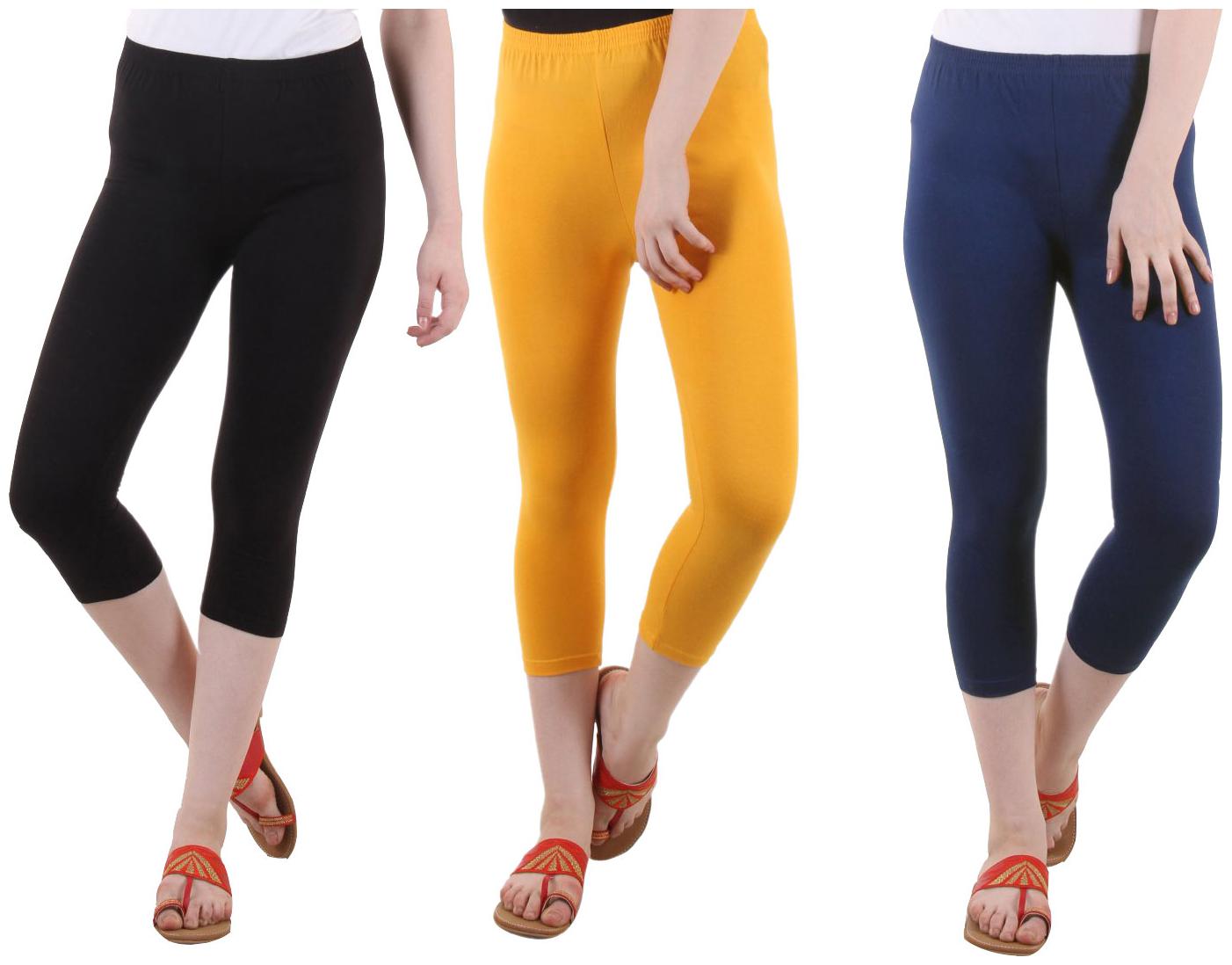 

EVEY Women Solid Regular capri - Multi