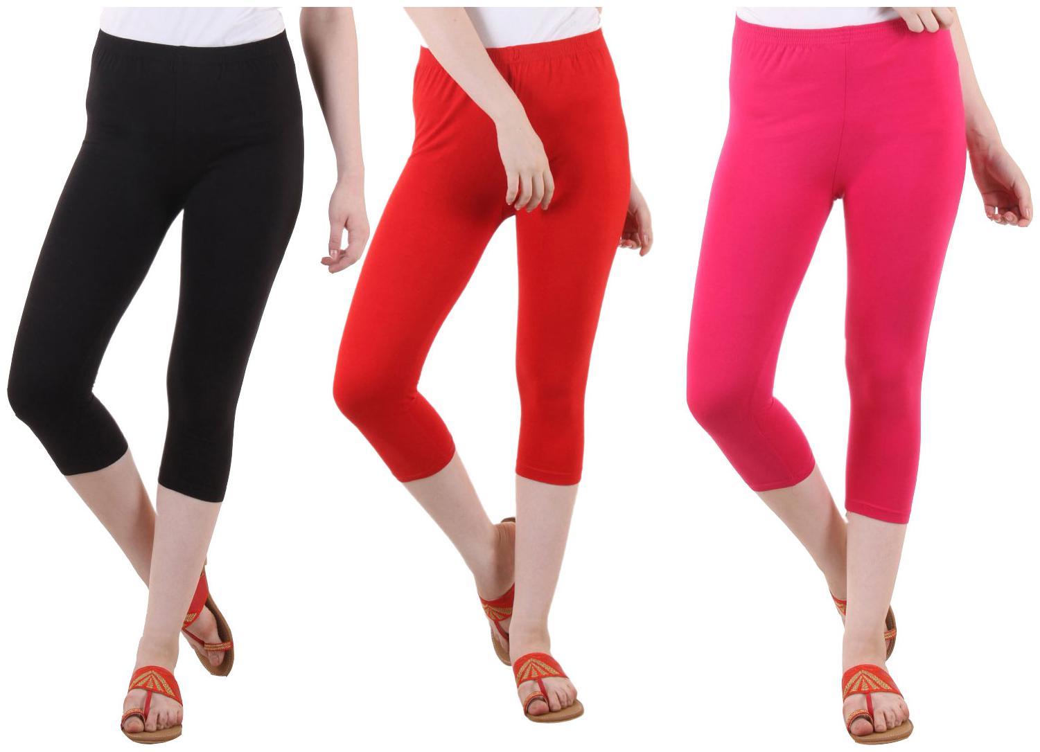

EVEY Women Solid Regular capri - Multi