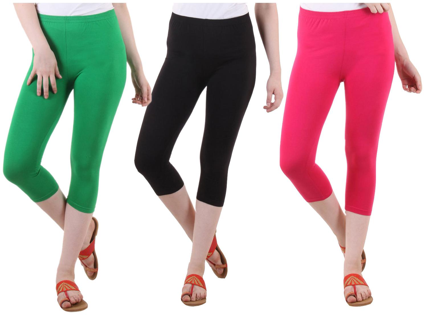 

EVEY Women Solid Regular capri - Multi